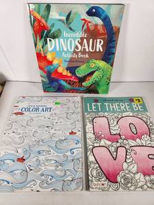 lot 238 image: Coloring Book Collection - Ocean and Love Themes