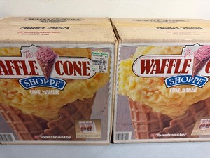 lot 21 image: Waffle Cone Makers, 2, New in Package