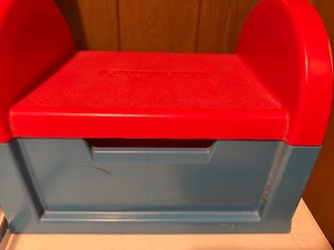 lot 72 image: Fisher Price Step Stool and Some Baby Toys