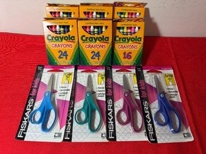 lot 118 image: Crayons and Scissors, All New