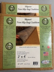 lot 122 image: Non-Slip Rug Cushions, 2, New