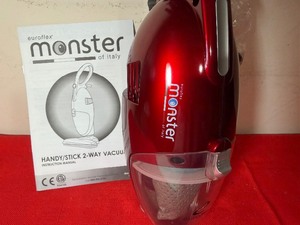lot 125 image: Monster HandyStick 2-Way Red Vacuum, New