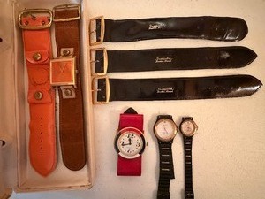 lot 151 image: Vintage Aldolfo HisHer Watches, Sheffield Watch and Bands, Interchangable Watch w Bands, Please See Pictures