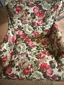 lot 302 image: MCM Floral Chair