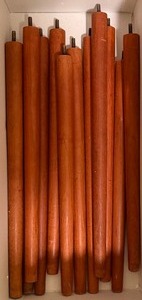 lot 185 image: MCM Table Legs, Approx 14