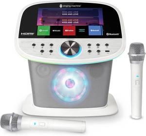 lot 3101 image: $350 Platinum Karaoke Plus by Singing Machine, BLACK in Color