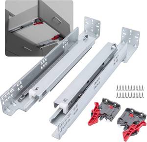 lot 3163 image: LONTAN Undermount Soft-Close Drawer Slides 21-In Full Extension