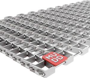 lot 3166 image: $90 Mudd Heavy-Duty Metal Mesh Doormat 4 x3  , 2mm Thick Steel