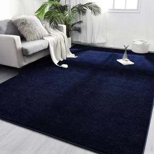 lot 3199 image: FlyDOIT Area Rugs 4x6 Navy Blue Memory Foam Indoor Carpet