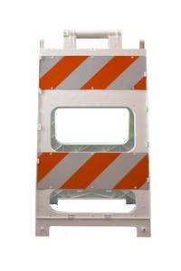 lot 3200 image: $74 FOLD Flat Barricade Type II EG 24X48X29