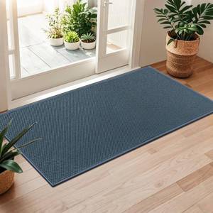 lot 3202 image: LEKEEPGO Door Mat 3 x5 , Non-Slip Indoor Entrance, Rubber Backing