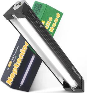 lot 3205 image: 14W Reptile T5 HO UVB 22.6 Light Fixture with Tube, Arboreal Hood