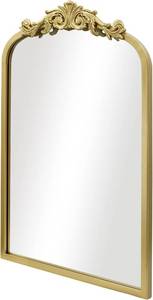 lot 3226 image: $46 AIXI HOME Gold Arched Mirror 22x32, Ornate Baroque Wall Mirror