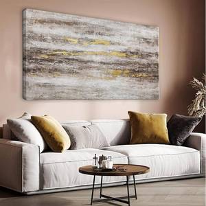 lot 3240 image: $54 YISXINOAG Abstract Wall Art Grunge Canvas 20x40 in BrownGray