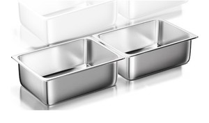 lot 3259 image: WantJoin Steam Table Hotel Pans 11 Full Size 6 Inch Deep 2 Pack,