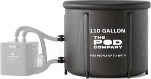 lot 3276 image: $79 The Pod Company Ice Pod Pro Cold Plunge Tub, 110 Gal, BPA-Free