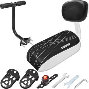 lot 3292 image: Kids Bike Seat with Backrest, Rear Seat for Over 5 Years