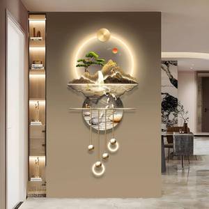 lot 3332 image: $189 LED Light Decor Wall Art 3D Wall Sculptures Plug-in Gold 23x53IN