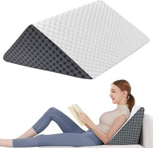 lot 3341 image: VADSBO Knee Wedge Pillow, 8 Foam Leg Elevation for Post Surgery