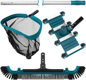 lot 3349 image: $70 Pool Cleaning Kit Net, Vacuum Head & 13ft Pole for AboveInground