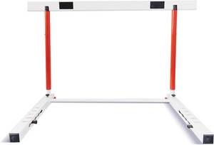 lot 3365 image: $53 Adjustable Track Hurdles 30-42in with Counterweight, Heavy-Duty