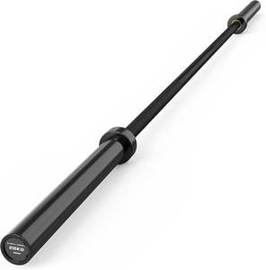 lot 3376 image: $75 HANDBODE Olympic Barbell 45lb 2in, 7ft Power Bar, 10001500 lb