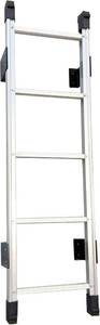 lot 3378 image: $129 Basement Ladder 5 Rung, 54in Aluminum Window Well Ladder, 500lb