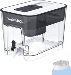 lot 3379 image: Waterdrop 40-Cup Water Filter Dispenser with 1 Filter, 200-Gallon