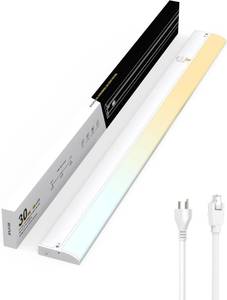lot 3381 image: Under Cabinet Lighting, 30 in, 3CCT Dimmable, Linkable, 120V 20W