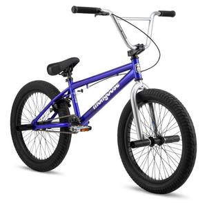 lot 4900 image: Mongoose Index 2.0 20 Kids BMX Freestyle Bike - Blue - Retail $230