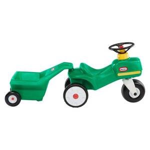 lot 4901 image: Little Tikes Tractor and Cart - Green - Retail $65