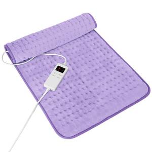 lot 4944 image: Heating Pad for Period Cramps, Heating Pad for BackNeckShoulder Muscle Pain, 6 Heating & 4 Timer Setting, Auto Shut Off, DryMoist Heat & Machine Washable, Birthday Christmas Gifts for Women Mom - Retail $24