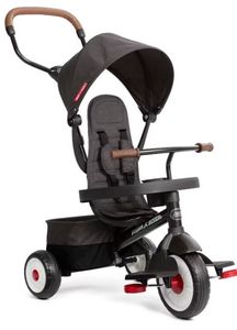 lot 4946 image: Radio Flyer City 4-in-1 Stroll and Trike Riding Toy Steel & Plastic, Ages 1-5 - Retail $115