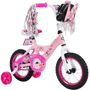 Huffy Disney Minnie Mouse Kids' Bike - 12\" Wheels - Training Wheels - Pink - Retail: $120