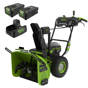 80V 24\" Cordless Battery Two-Stage Snow Blower - Retail: $2,500