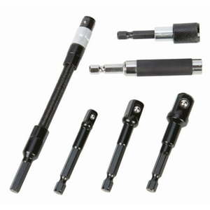 lot 1114 image: Performance Tool 6pc Power Tool Adapter Set - Retail $23