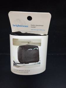lot 1132 image: Satin Head Cover Black - Brightroom�� Car Accessories, Automotive Organizer, Recycled Polyester - Retail $13