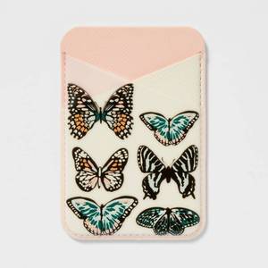 lot 1135 image: Cell Phone Wallet Pocket with MagSafe - heyday�� Butterflies Phone Accessories Charm - Retail $20