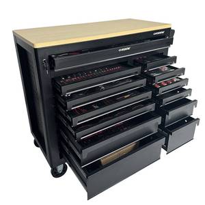 lot 37 image: UNUSED - Onshine 13-Drawer Rolling Tool Cabinet w 1,159 Tools Included - Blue