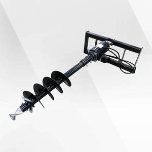 lot 118 image: UNUSED - 2026 JCT Skid Steer Hydraulic Auger Bit - Quick Attach Bit