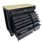 UNUSED - Onshine 13-Drawer Rolling Tool Cabinet w/ 1,159 Tools Included - Black