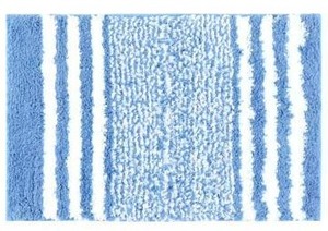 lot 26174 image: Striped Microfiber Bath Mat