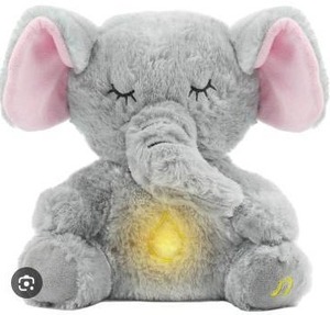 lot 26182 image: Light-Up Breathing Elephant Plush