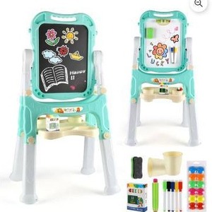 lot 26251 image: Beefunni Kids Double Magnetic Easel with Accessories