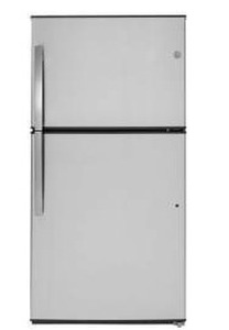 lot 10543 image: GE ENERGY STAR 21.1 Cu. Ft. Top-Freezer Refrigerator