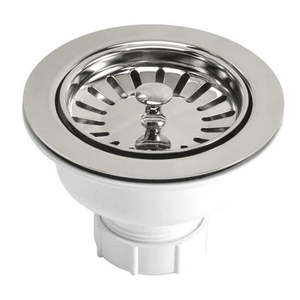 lot 10819 image: Native Trails Polished Nickel 3.5-inch Basket Strainer