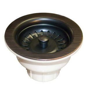 lot 10820 image: Native Trails Oil Rubbed Bronze 3.5-inch Basket Strainer