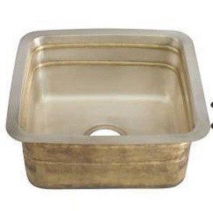 lot 10859 image: Quintana Brass BarPrep Sink