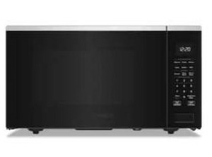 lot 10865 image: Whirlpool 1.6-cu ft 1200 -Watt Countertop Microwave, Black, WMCS7022SZ