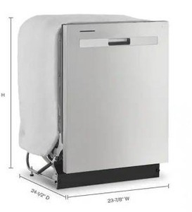 24 in. Top Control Built-In Tall Tub Dishwasher in Fingerprint Resistant Stainless Steel
